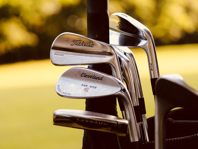 Close Up of Titleist Golf Clubs - Oberlin, Ohio