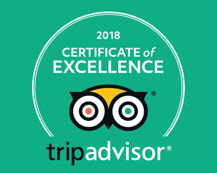 2018 Trip Advisor Certificate of Excellence