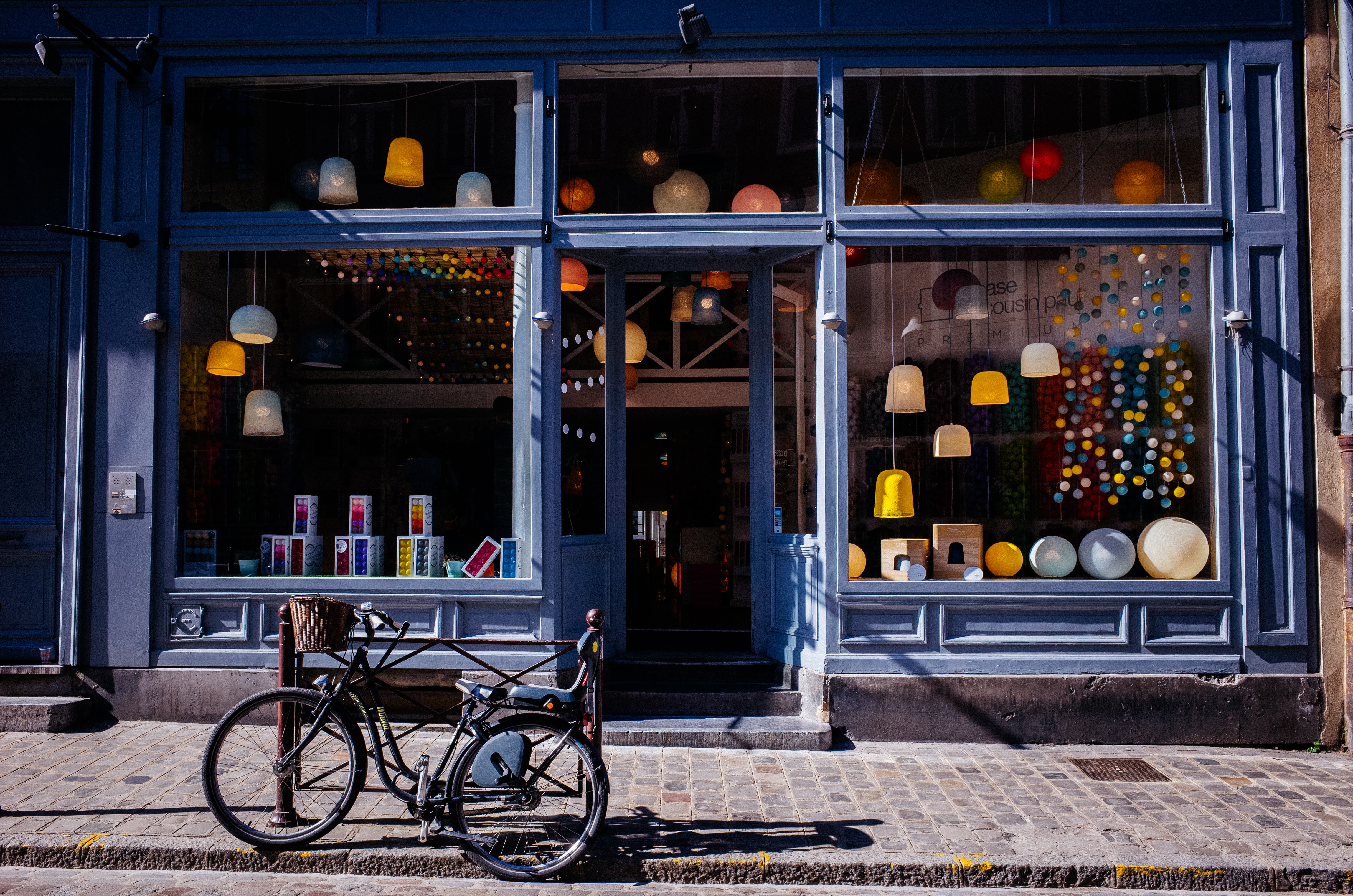 Bike In Front Of A Storefront