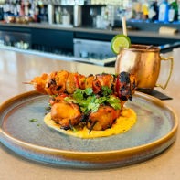 chicken skewers at 1833
